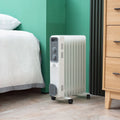 Oil Filled Radiator, Timer, 3 Heat Settings, Thermostat, 2180W Homcom