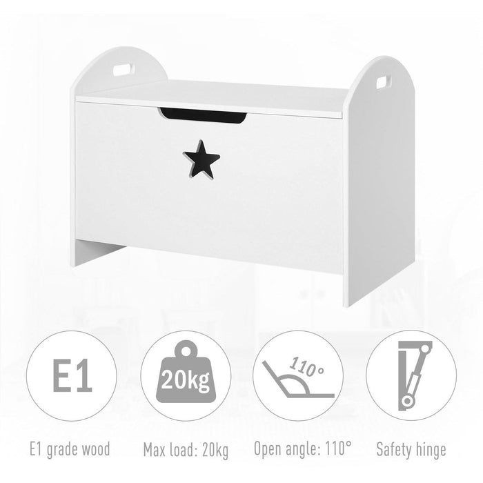 White Wooden Toy Box