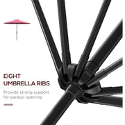 3m Tilting Garden Parasol with Crank Handle Outsunny