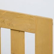 Wooden 2 Seater Garden Bench with Armrests Outsunny
